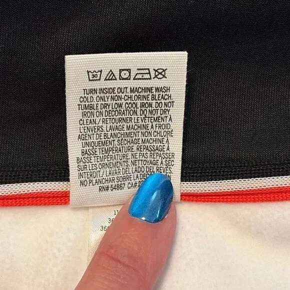 PINK Victoria’s Secret MLB Miami Marlins Full Zip White Black Top Jacket Large - Picture 6 of 7